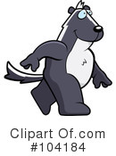 Skunk Clipart #104184 by Cory Thoman
