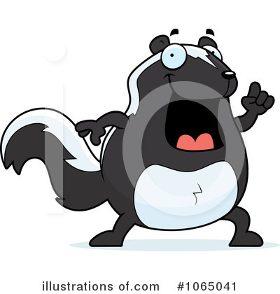 Royalty-Free (RF) Skunk Clipart Illustration by Cory Thoman - Stock Sample #1065041