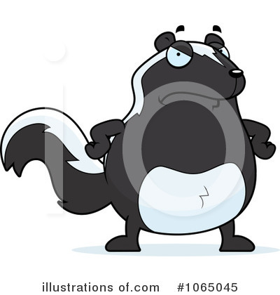 Royalty-Free (RF) Skunk Clipart Illustration by Cory Thoman - Stock Sample #1065045