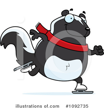 Royalty-Free (RF) Skunk Clipart Illustration by Cory Thoman - Stock Sample #1092735