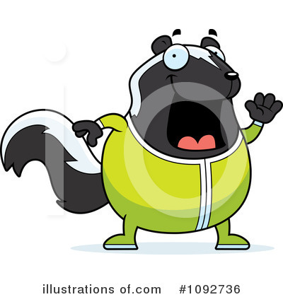 Royalty-Free (RF) Skunk Clipart Illustration by Cory Thoman - Stock Sample #1092736