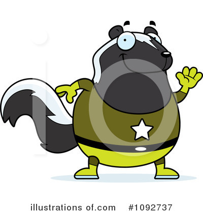 Royalty-Free (RF) Skunk Clipart Illustration by Cory Thoman - Stock Sample #1092737