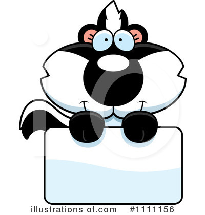 Royalty-Free (RF) Skunk Clipart Illustration by Cory Thoman - Stock Sample #1111156