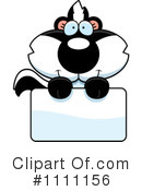 Skunk Clipart #1111156 by Cory Thoman
