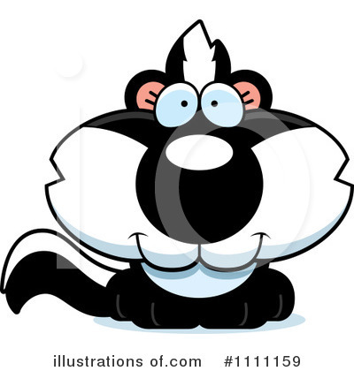 Skunk Clipart #1111159 by Cory Thoman