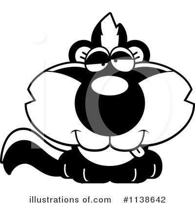 Royalty-Free (RF) Skunk Clipart Illustration by Cory Thoman - Stock Sample #1138642