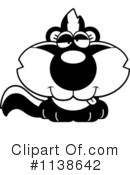Skunk Clipart #1138642 by Cory Thoman
