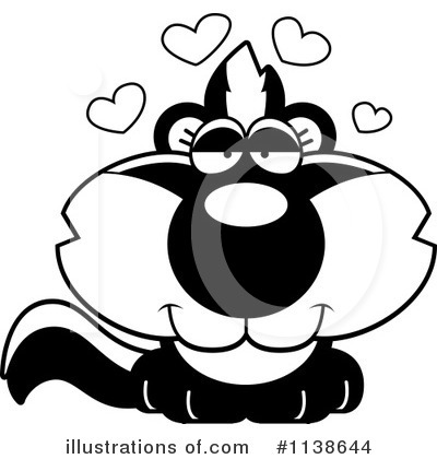 Royalty-Free (RF) Skunk Clipart Illustration by Cory Thoman - Stock Sample #1138644