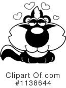 Skunk Clipart #1138644 by Cory Thoman