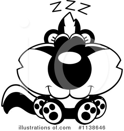 Royalty-Free (RF) Skunk Clipart Illustration by Cory Thoman - Stock Sample #1138646