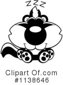 Skunk Clipart #1138646 by Cory Thoman