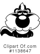 Skunk Clipart #1138647 by Cory Thoman