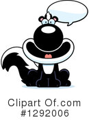Skunk Clipart #1292006 by Cory Thoman