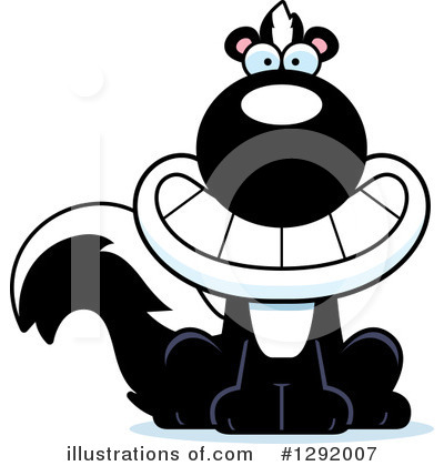 Royalty-Free (RF) Skunk Clipart Illustration by Cory Thoman - Stock Sample #1292007