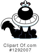 Skunk Clipart #1292007 by Cory Thoman