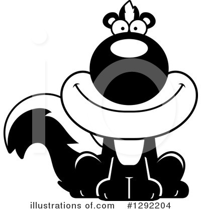 Royalty-Free (RF) Skunk Clipart Illustration by Cory Thoman - Stock Sample #1292204