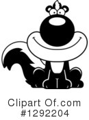 Skunk Clipart #1292204 by Cory Thoman