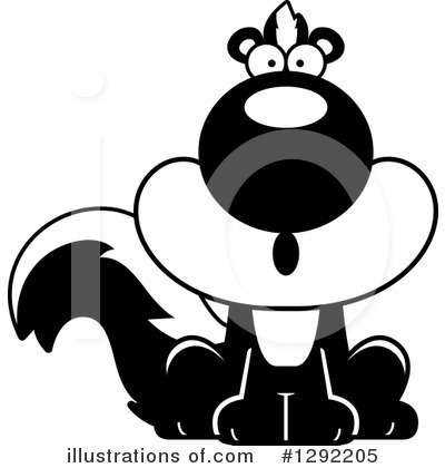 Royalty-Free (RF) Skunk Clipart Illustration by Cory Thoman - Stock Sample #1292205