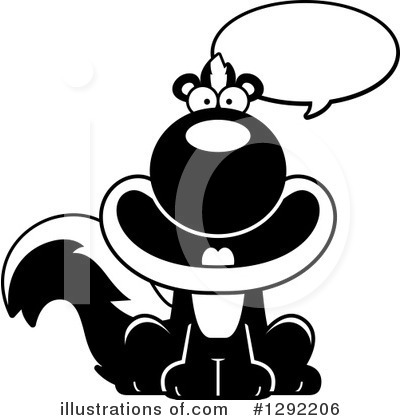 Royalty-Free (RF) Skunk Clipart Illustration by Cory Thoman - Stock Sample #1292206