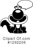Skunk Clipart #1292206 by Cory Thoman