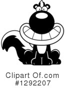 Skunk Clipart #1292207 by Cory Thoman