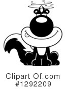 Skunk Clipart #1292209 by Cory Thoman