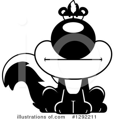 Royalty-Free (RF) Skunk Clipart Illustration by Cory Thoman - Stock Sample #1292211