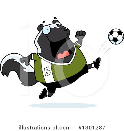 Royalty-Free (RF) Skunk Clipart Illustration by Cory Thoman - Stock Sample #1301287