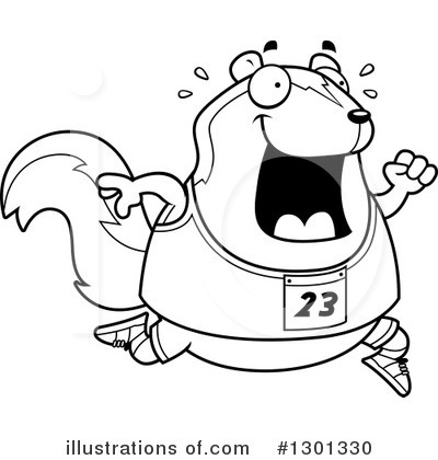 Royalty-Free (RF) Skunk Clipart Illustration by Cory Thoman - Stock Sample #1301330