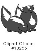 Skunk Clipart #13255 by djart
