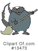 Skunk Clipart #13473 by djart