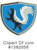 Skunk Clipart #1382658 by patrimonio
