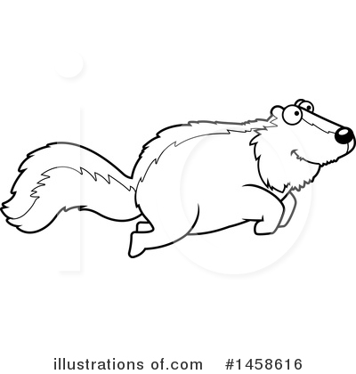 Royalty-Free (RF) Skunk Clipart Illustration by Cory Thoman - Stock Sample #1458616