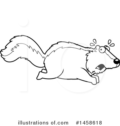 Royalty-Free (RF) Skunk Clipart Illustration by Cory Thoman - Stock Sample #1458618