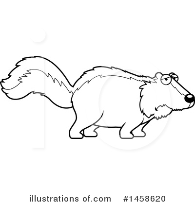 Royalty-Free (RF) Skunk Clipart Illustration by Cory Thoman - Stock Sample #1458620