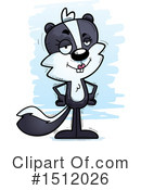 Skunk Clipart #1512026 by Cory Thoman