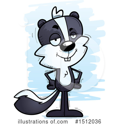 Skunk Clipart #1512036 by Cory Thoman