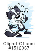 Skunk Clipart #1512037 by Cory Thoman