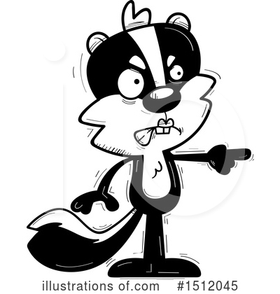 Royalty-Free (RF) Skunk Clipart Illustration by Cory Thoman - Stock Sample #1512045