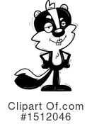 Skunk Clipart #1512046 by Cory Thoman