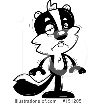 Royalty-Free (RF) Skunk Clipart Illustration by Cory Thoman - Stock Sample #1512051