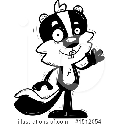 Royalty-Free (RF) Skunk Clipart Illustration by Cory Thoman - Stock Sample #1512054