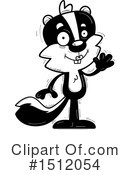 Skunk Clipart #1512054 by Cory Thoman