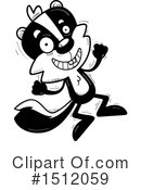 Skunk Clipart #1512059 by Cory Thoman