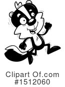 Skunk Clipart #1512060 by Cory Thoman