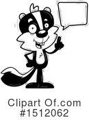 Skunk Clipart #1512062 by Cory Thoman