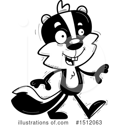 Royalty-Free (RF) Skunk Clipart Illustration by Cory Thoman - Stock Sample #1512063