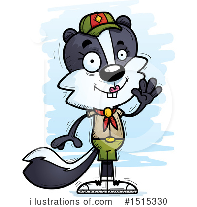 Royalty-Free (RF) Skunk Clipart Illustration by Cory Thoman - Stock Sample #1515330
