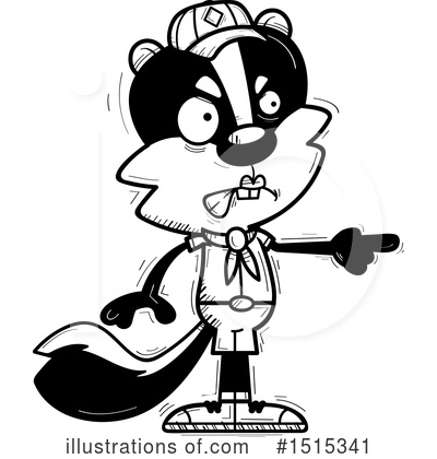 Royalty-Free (RF) Skunk Clipart Illustration by Cory Thoman - Stock Sample #1515341