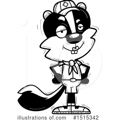 Royalty-Free (RF) Skunk Clipart Illustration by Cory Thoman - Stock Sample #1515342